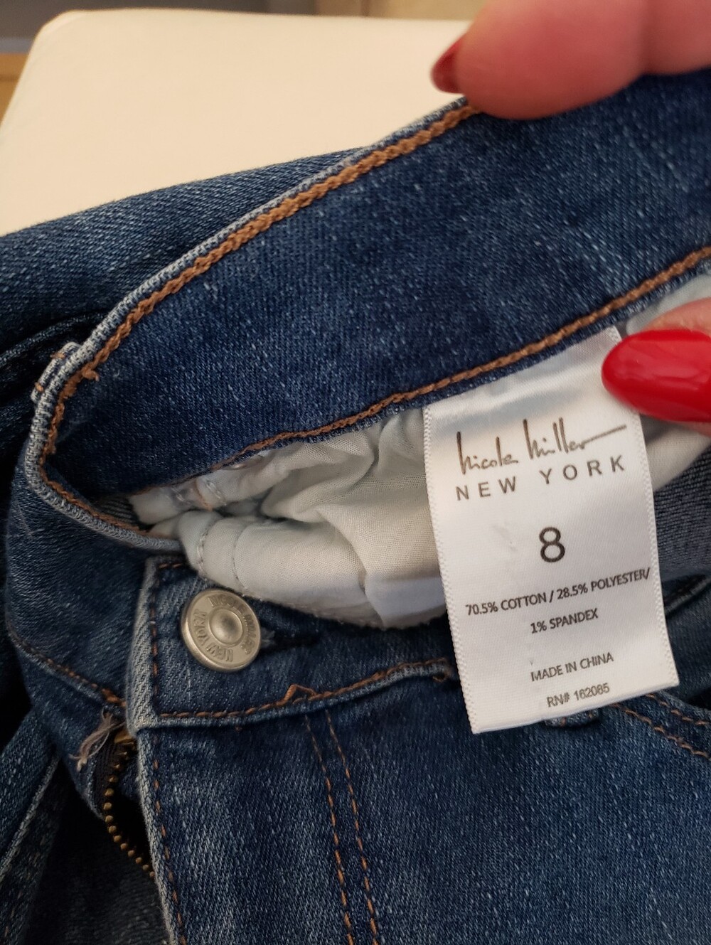 Nicole Miller New York SOHO Women's Skinny Jeans in Midwash Blue Size 8 - Picture 6 of 8